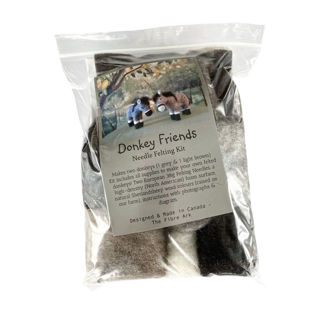 DIY Donkey Needle-felting Activity Kit